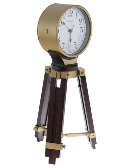 Reloj de mesa Bulova dorado en Liverpool
