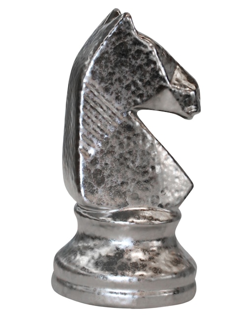 Figura decorativa de caballo de ajedrez Gaf de poliresina