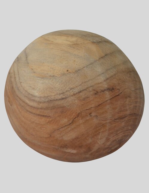 Figura decorativa esfera Casagora Rustic de madera