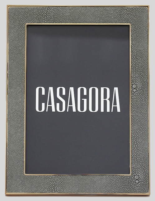 Portarretratos Casagora Alicia Warm Rustic de metal para 1 foto