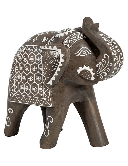 Elefante decorativo Haus Hindú de madera