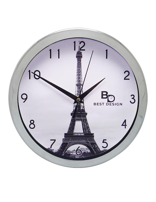 Reloj de pared Best Desing de plástico