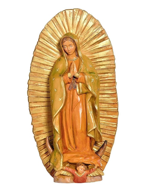Escultura religiosa Fontanini Virgen Guadalupe