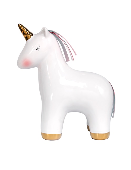 Figura de unicornio de cerámica 1