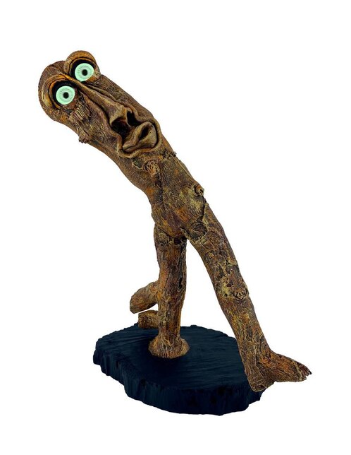 Figura decorativa de árbol Tlatoani Eyes Glow In The Dark de madera