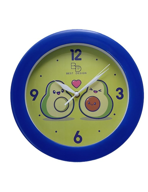 Reloj de pared best desing sin familia o colección "de" plástico