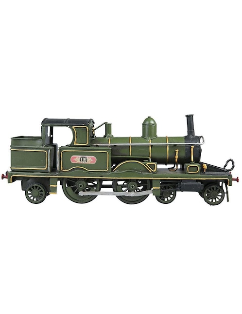 Figura de locomotora Running Decora VINTAGE de metal