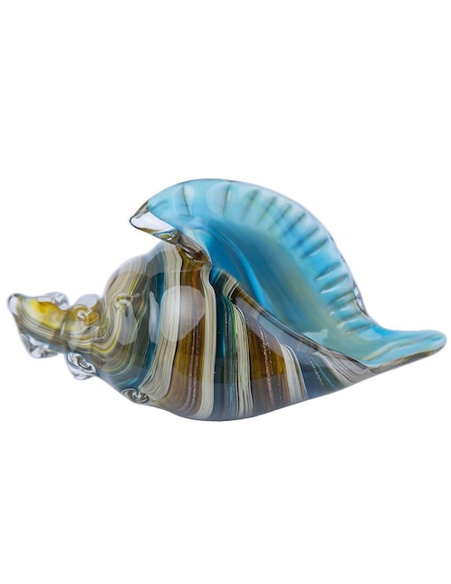 Figura de caracol de mar Running Decora de vidrio