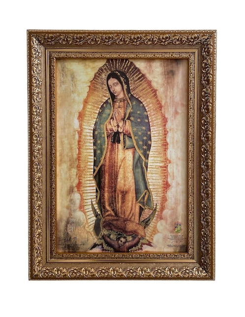 Cuadro Virgen de Guadalupe técnica polioleo Encuadro MX