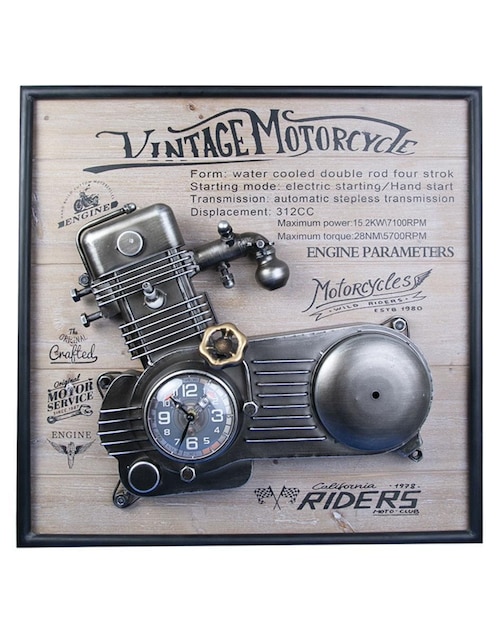 Reloj de pared Running Decora de metal