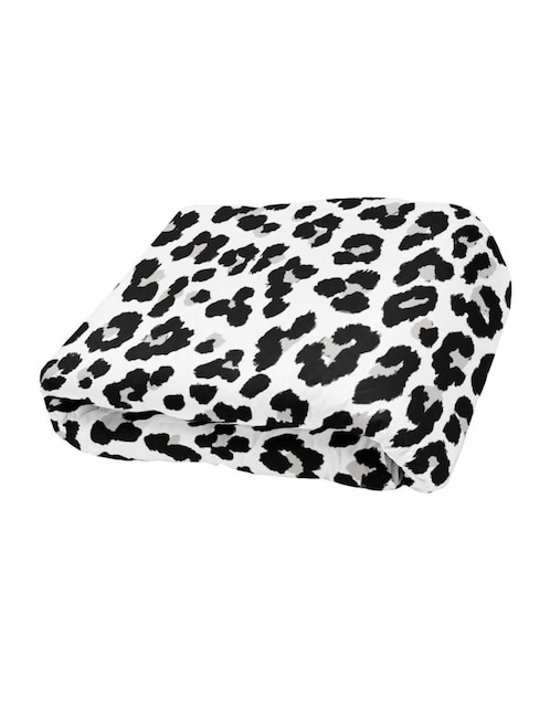 Frazada de tejido plano Juana Gallo Animal Print Leopardo