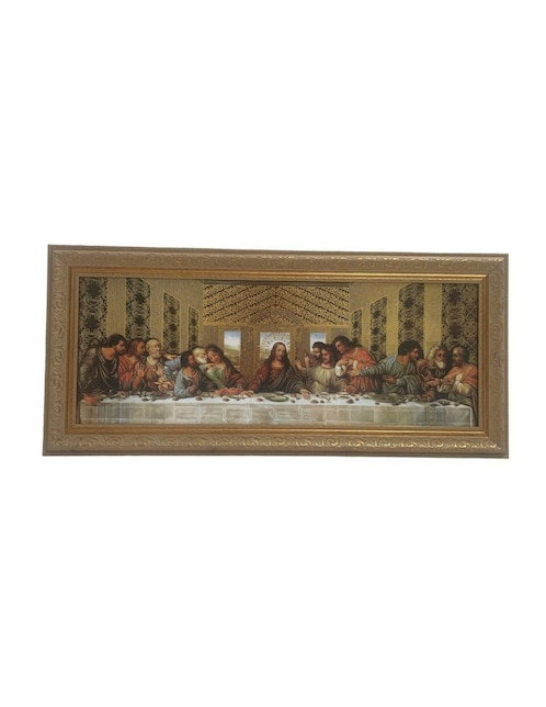 Cuadro Ultima Cena DaVinci técnica polioleo Encuadro Mx