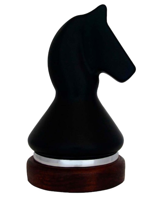 Figura decorativa de caballo de ajedrez N Narrative Persa de cerámica