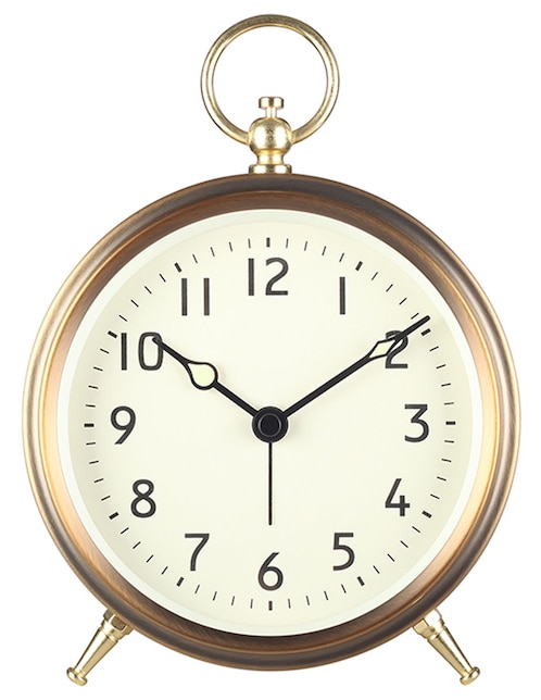 HAUS Reloj despertador Haus Brass Clasic