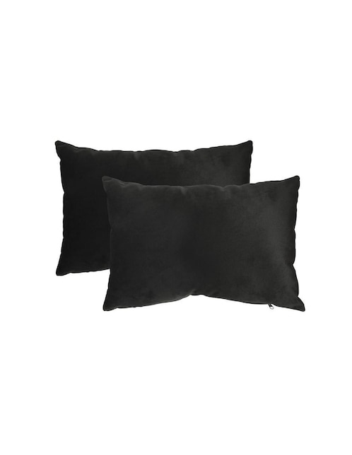 Set de cojín decorativo Corner Kendra Black