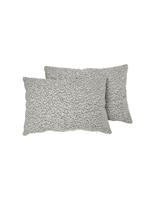 Set de cojín decorativo Corner Riñoneros Ruand Greige