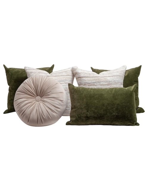 Set de cojín decorativo Antonela Set Olivo 1