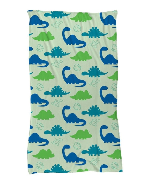 Frazada de tejido plano Juana Gallo Dinosaurios unisex