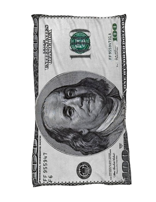 Frazada de tejido plano Juana Gallo Billete De Dólar unisex