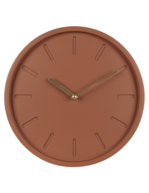 RELOJ DE PARED ANCESTRAL CONTEMP, CAFÉ
