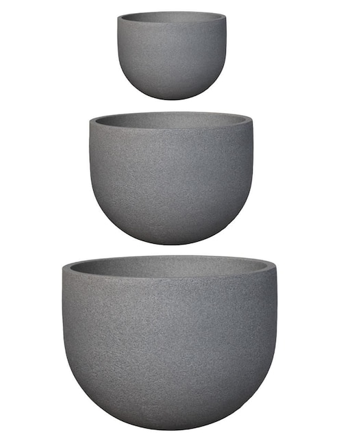 Set maceta Rustic Japi de plástico 1