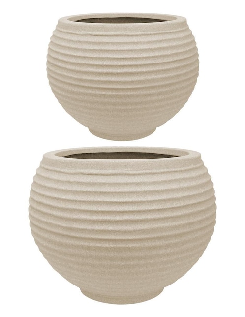 Set maceta Duo Somali Japi de plástico 1
