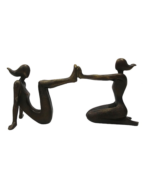 Figura Two Ladies de resina 1