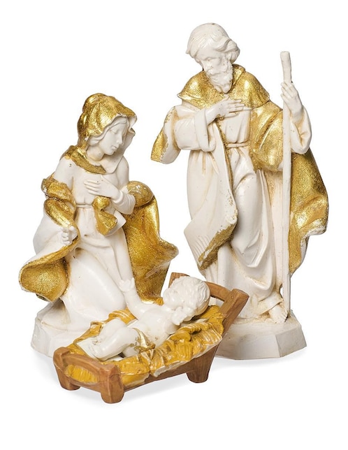 Escultura religiosa Fontanini de resina