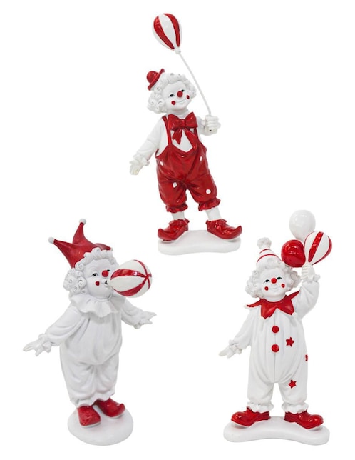Figura Decorativa De Payaso De Resina Multicolor – 15 Cm – Coleccionista Pintado A Mano – Regalo Original Para Cumpleaños Y Aniversarios