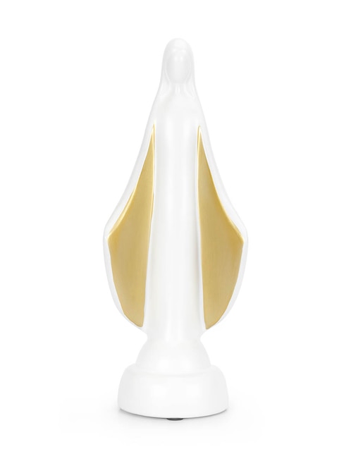 Figura asimétrico Virgen María de porcelana 1