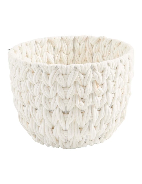 CESTO BRAID 28CM, BLANCO
