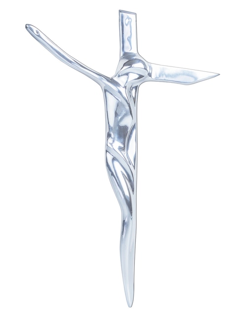Crucifijo de cruz Cristo Casa Pewter