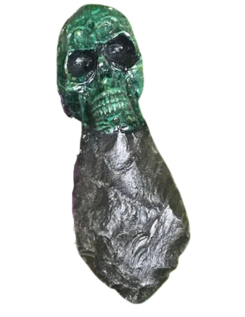 Figura de daga Tlacaelel Mx de vidrio