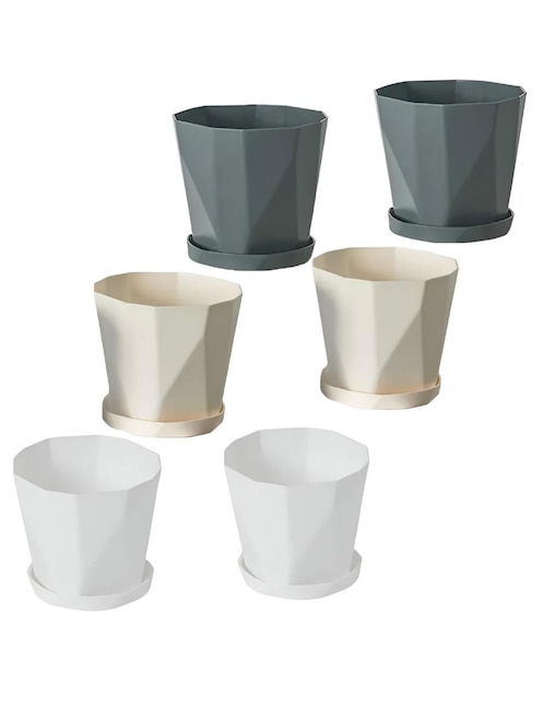 Set maceta de plástico 1
