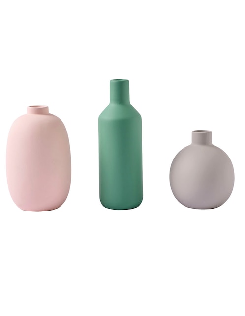 Set florero Haus Oasis Floral de cerámica