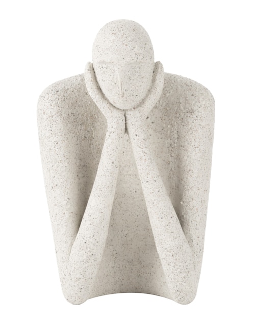 Figura decorativa de humano Zonana de resina