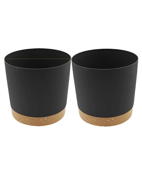 Set maceta de plástico 1