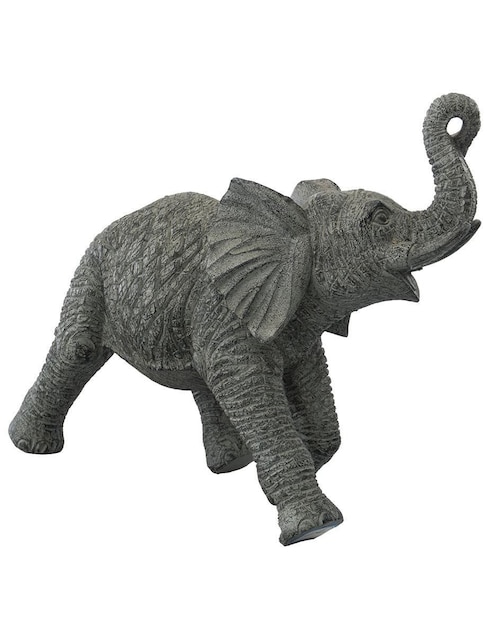 Figura de elefante Running Decora Decoración de resina