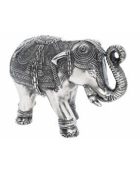 Figura Decorativa De Elefante Imperio Artesanal De Metal