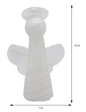 Figura decorativa de ángel Onix de ónix