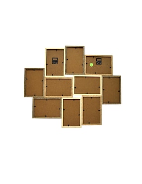 Portarretrato Quadrum de MDF para 10 fotos