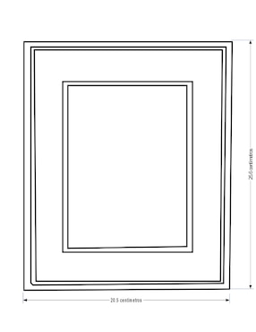 Portarretrato Casagora Canea de aluminio para 1 foto