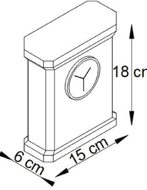 Reloj de escritorio Howard Miller WindsorCarriage