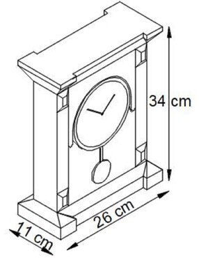 Reloj de mesa Mía