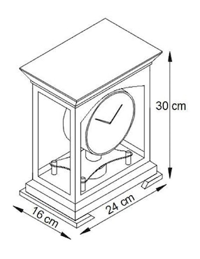 Reloj de Mesa Statesboro Howard Miller