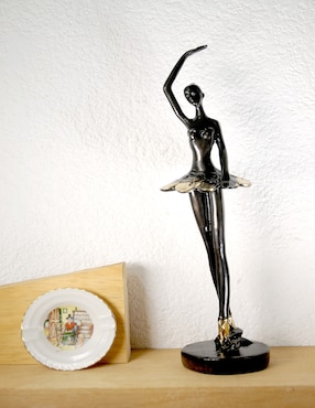 Figura de bailarina Imperio Artesanal de metal