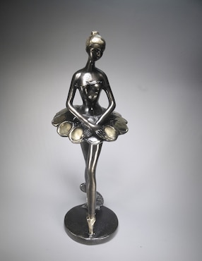 Figura de bailarina Imperio Artesanal de metal