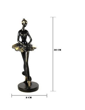 Figura de bailarina Imperio Artesanal de metal