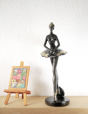 Figura de bailarina Imperio Artesanal de metal
