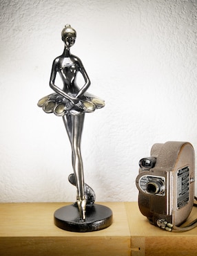 Figura de bailarina Imperio Artesanal de metal